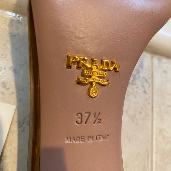 Authentic Prada embellished Sandals Heels size 37.5 - Picture 8 of 11